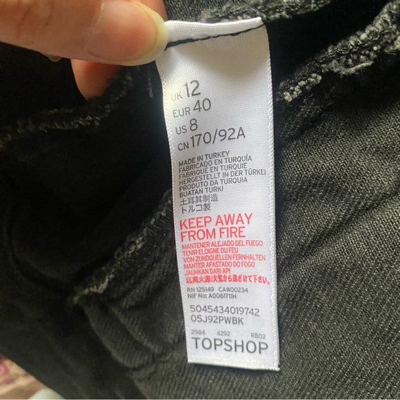 Topshop hybrid jean fur jacket - Picture 5 of 5